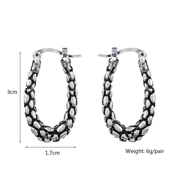 2 for $28 Leopard Carved Earring - Picture 3 of 3